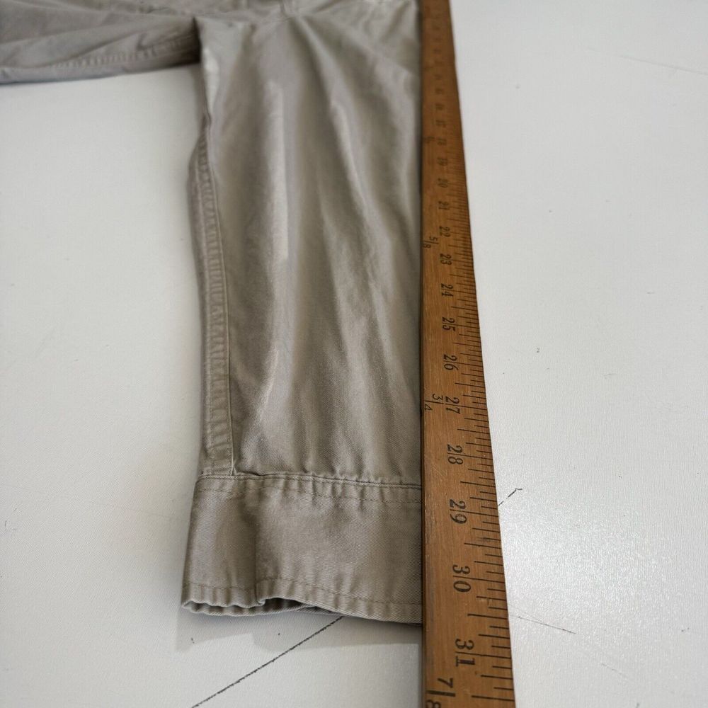 Calvin Klein Jeans Button Up Shirt Long Sleeve Beige - Picture 10 of 11